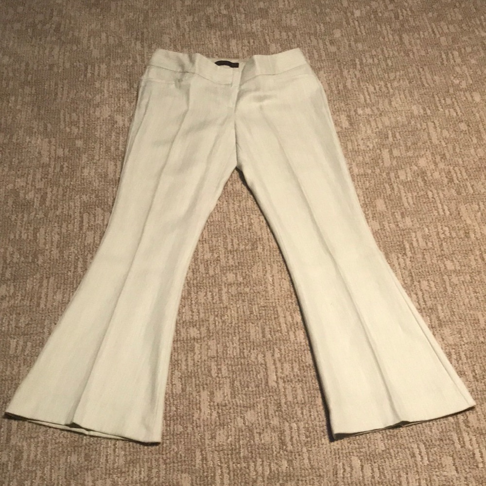 The Limited grey/silver wide leg suit pant